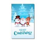 12 x 17cm 2 Images 3d Lenticular Photo Merry Christmas Greeting Card For Gift