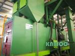 Steel Structure Roller Conveyor Shot Blasting Machine Surface Cleaning