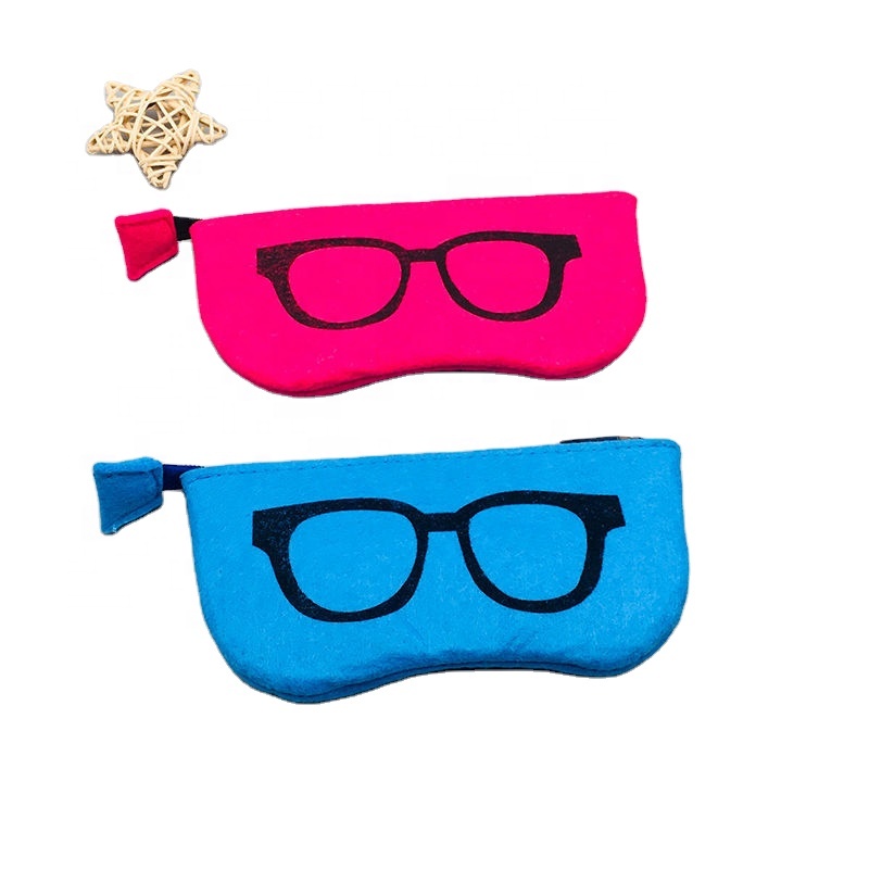 Custom Your Own Logo Sunglass Zipper Case Convenient Dirt Resistant