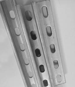Wholesale Slotted Hot Dip Galvanized C Channel For Heavy Loads Easy Install 1.5mm 2.0mm 2.5mm Max Load 2.50kg/m from china suppliers