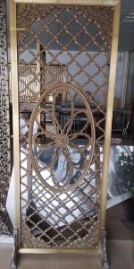 Wholesale Mirror Hairline Stainless Steel Room Divider Mill Edge Customizable Size from china suppliers