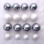 Wholesale High Quality Round Shape Half Hole Shell Pearl Loose Bead for DIY
