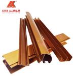 Extrusion Aluminum Door Profile Ultra Thin Anodized Gold Doors Windows