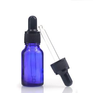 Wholesale 15ml Blue Glass Bottle With Dropper Bottles For Essential Oils,Lab Chemicals from china suppliers