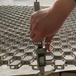 Steel Hex Metal Mesh , Hex Steel Metal Mesh For Refractory Lining