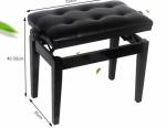 Solid Wooden Adjustable Piano Chair Piano Stool Piano Bench -018 AWEDA All-steel