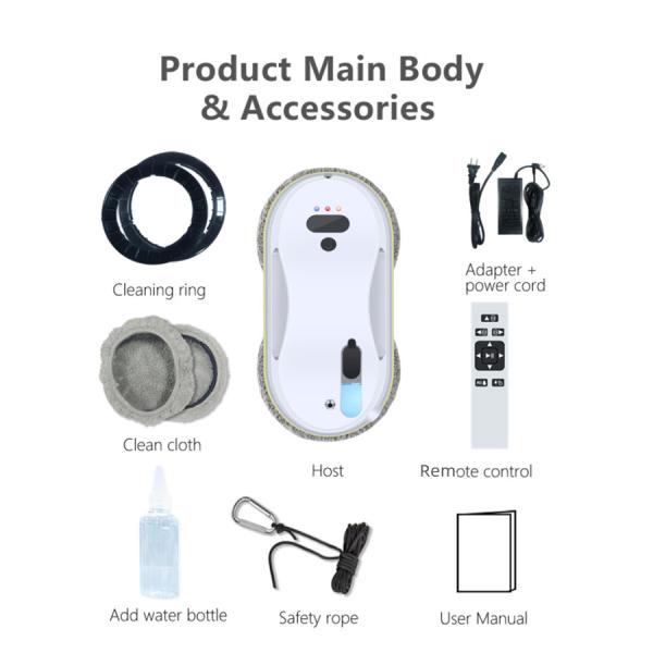 Vertical Auto Window Cleaner Robot 110V Household Automatic Window Washing Machine