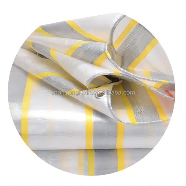 500D Yarn Count Durable PE Waterproof Tarpaulin for Rainproof Dustproof Sun