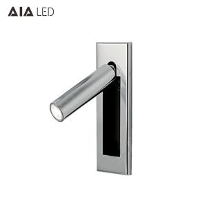 Wholesale Revolving reading lights hotel bedside LED wall lights RV reading villa headboard wall lights 350 degrees from china suppliers
