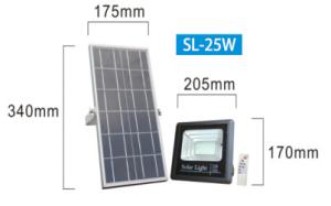 Wholesale Waterproof IP65 25W 4h Solar Panel LED Flood Light from china suppliers