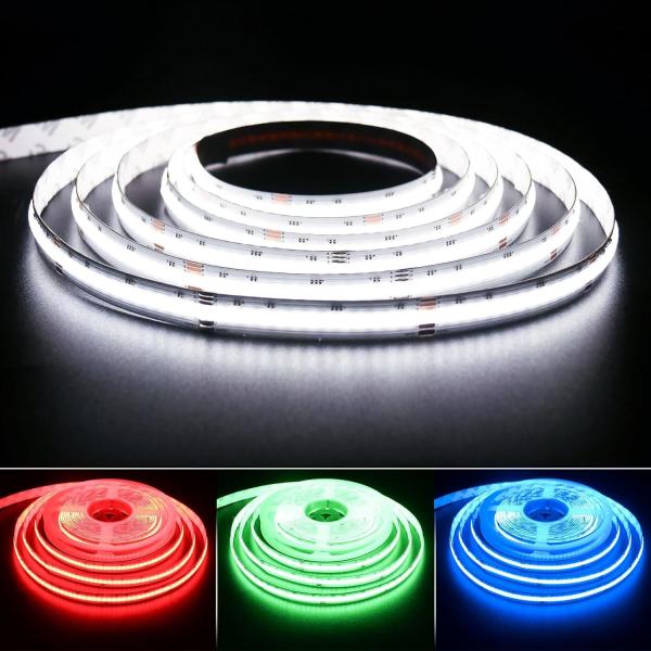 RGBW COB LED Strip with 784 LEDs/M and 19W Output Power