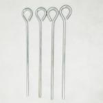 6.0MM thick steel pins galvanized surface good price Spare parts