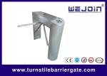 Waist High Rfid Turnstile Barrier Gate , Access Control Motorized Tripod Access