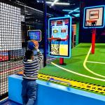 Customized Luxury Indoor Adult Street Basketball Machine Led Screen