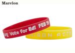 Multi Color Wristband Custom Silicone Bracelet With Screen Printing Logo