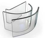 8mm Tempered Glass Panels Curved Toughened Glass For Building