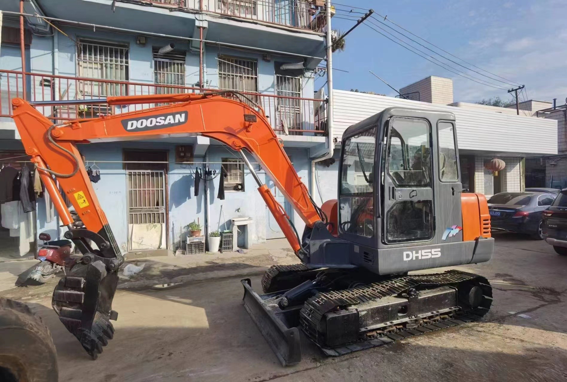 5t Used Mini Digger Doosan DH55 DH60 Crawler Excavator