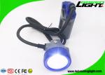 144um 10000lux Mining Safety Helmet Lamp Corded 22hrs