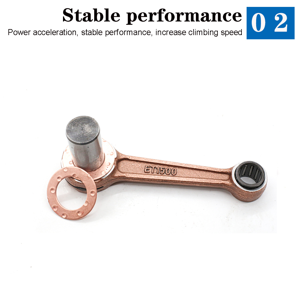 Forged Piston Motorcycle Connecting Rod Crank Mechanism Manufacture Metal Parts Bajaj