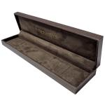 Unique Wooden Texture Custom Jewelry Box Packaging Empty Necklace Box With