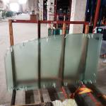 6mm Nano Self Cleaning Arc Shaped Shower Tempered Glass Bathtub Screen