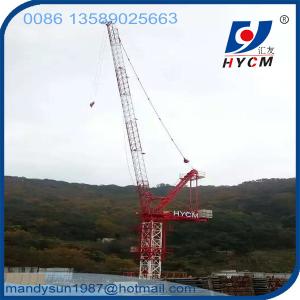 Wholesale Design for Korean customers 25m Boom Length 6.0ton Max. Load Luffing Jib Tower Crane from china suppliers