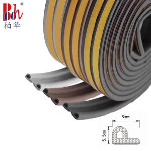 Wholesale 9x5.5mm EPDM Rubber Seals P Shape Weatherstrips For Door And Window from china suppliers