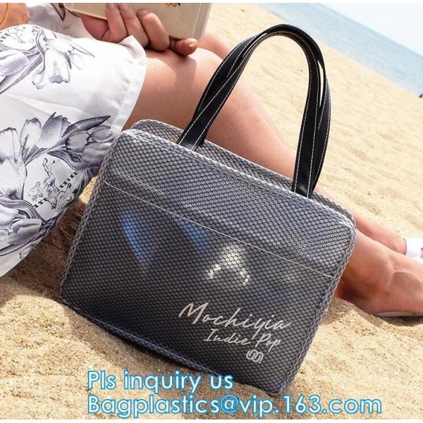 cosmetic mesh zipper bag for promotional gifts and cosmetics, Nylon Mesh Makeup Cosmetic Bag Clear Mesh Make up Cosmetic