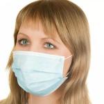 Lightweight Disposable Medical Mask PP Non Woven Face Mask 17.5*9.5cm