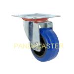80mm Industrial Caster Wheels Roller bearing For Warehouse / Hotel