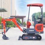 Energy Efficient Mini Hydraulic Excavator With 930mm Chassis Width