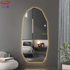 Wholesale Anti-Fog Glass Mirror LED Backlit Wall Mirror for Intelligent Makeup in Bathroom from china suppliers
