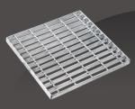 Metal Serrated Drainage Covers Industrial Steel Grating To Construction Material