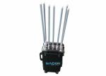 7 Channels 350w Manpack Jammer Fiber Glass Antennas For 3G 4G GPS , AC110-220V