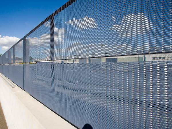 Partition Wall Panel Lightweight Expanded Aluminum Mesh Panels