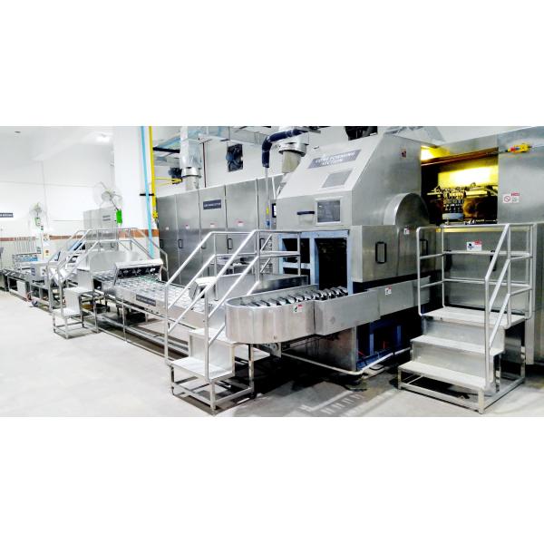 Gas System Automatic Sugar Cone Production Line / Ice Cream Cone Baking Machine
