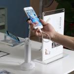 COMER magnetic holders anti-theft alarm system for cellphone charging display