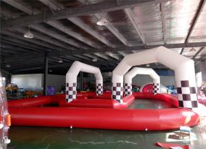 Wholesale Outdoor Large Kids Adults Inflatable Car Race Course Track from china suppliers
