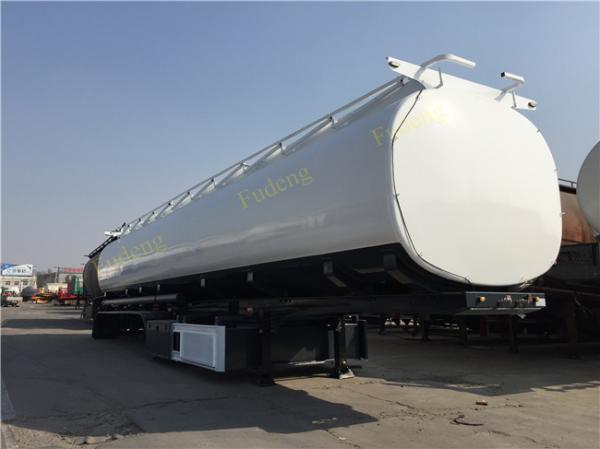 Carbon Steel 15000 Gallon 50m³ Fuel Tanker Semi Trailer 12 Wheeler Plam Oil Transport