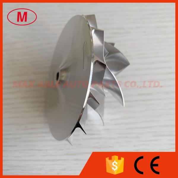 B03G reverse 7+7 blades 57.00/76.00mm high performance turbo milling/aluminum 2618/billet compressor wheel