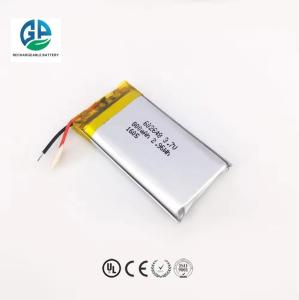Wholesale KC Approved 3.7V Li Poly Rechargeable Battery 602648 800mah Lipo Battery from china suppliers