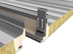 Waterproof Rockwool Sandwich Panel 50mm For Wall And Roof
