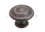 Roman Bronze Zinc Alloy Cabinet Handles And Knobs , Kitchen Cupboard Door Knobs