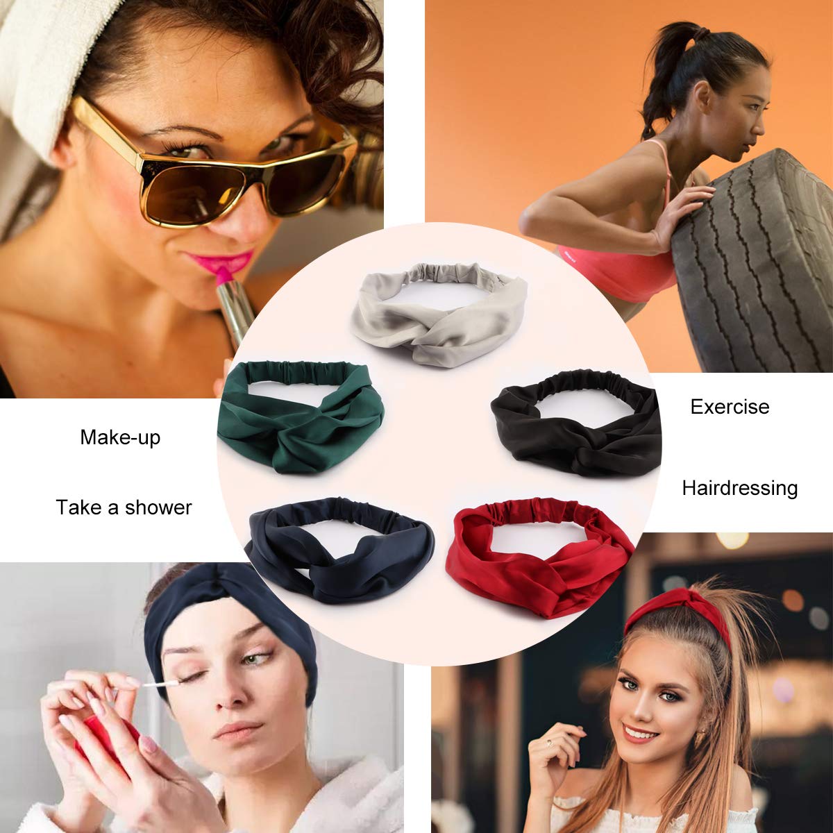 Christmas Gorgeous Silk Hair Accessory , Warrens 100g Silk Hair Scrunchies