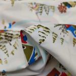 100% Polyester 75Dx150D Printed Peach Skin Fabric Plain Breathable
