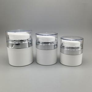 Wholesale Replaceable Acrylic Cream Vacuum Bottle Press Airless Pump Jar For Face Cream Lotion 15g 30g 50g from china suppliers