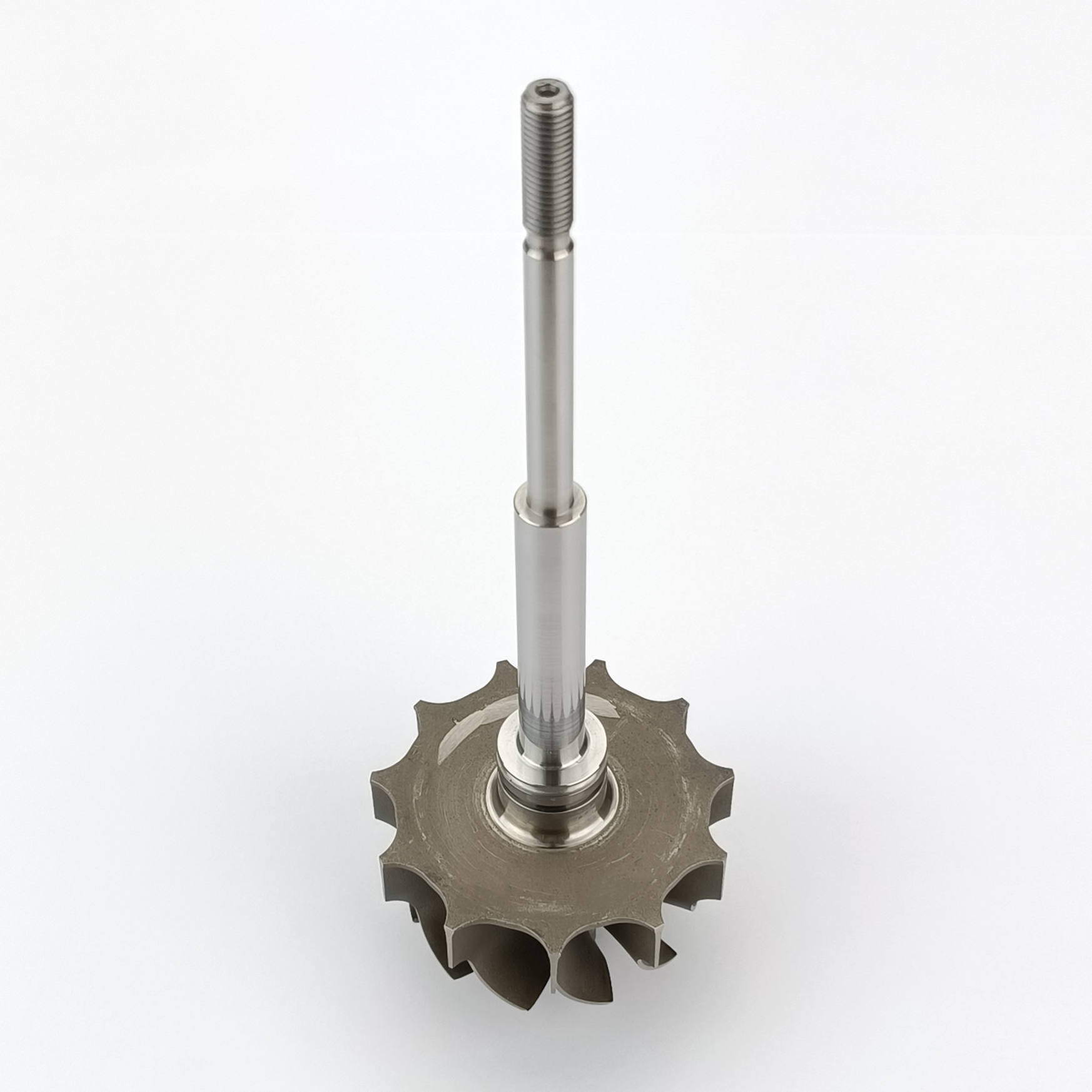 MS-TECH Turbo TB03 cutback Turbine Wheel Shaft 451311-0003 451311-0014 Ind59mm Exd48.7mm Blades11
