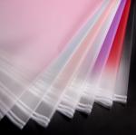 Wholesale pure color gradient matte paper waterproof semi-transparent flower