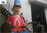 Disney Character Soldier Life Size Resin Models , Fibreglass Garden Statues