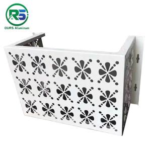 Wholesale 1.5mm-4mm Thickness Aluminium Air Conditioner Cover Metal Vent Perforated Panels from china suppliers